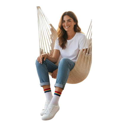 Regenboog Sokken - One Size - 5 Modellen