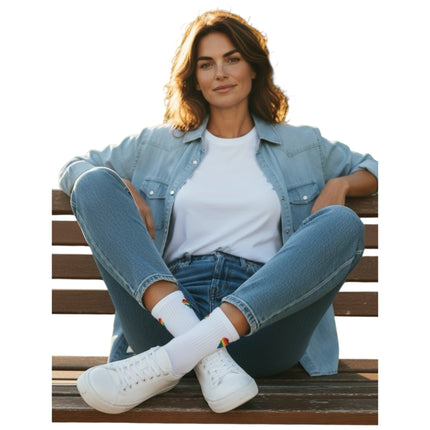 Regenboog Sokken - One Size - 5 Modellen