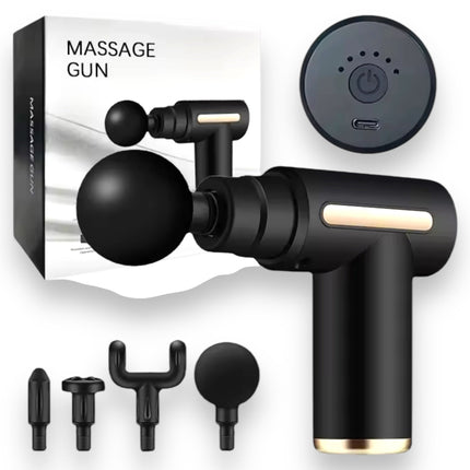 Oplaadbaar Massage Apparaat - Inclusief 4 Opzetstukken