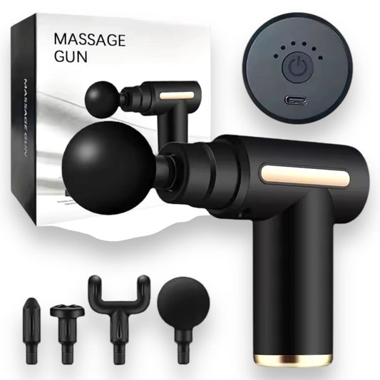 Oplaadbaar Massage Apparaat - Inclusief 4 Opzetstukken