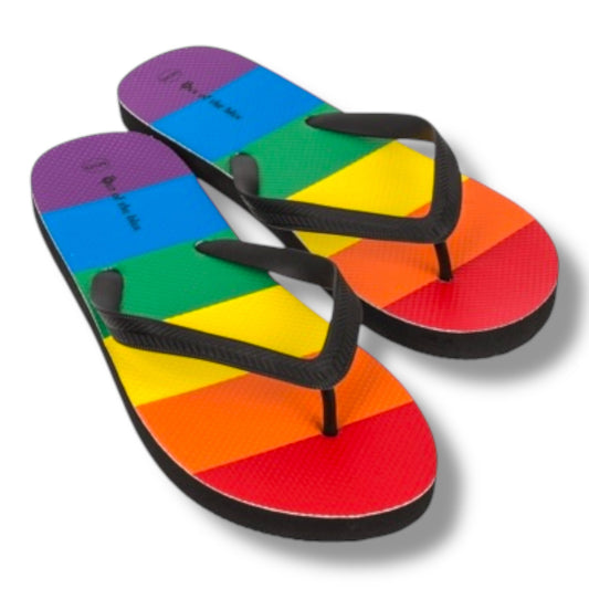 Regenboog Slippers – Flip Flops met Pride Kleuren