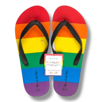 Regenboog Slippers – Flip Flops met Pride Kleuren