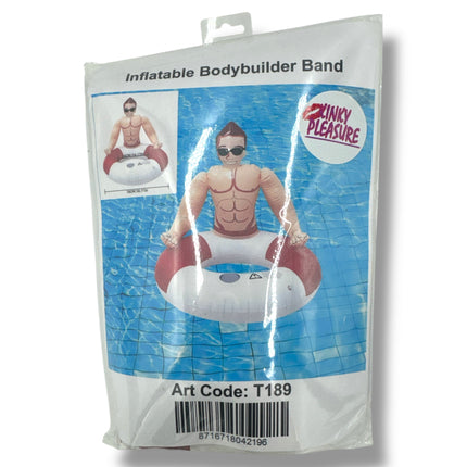 Opblaasbare Zwemband Bodybuilder – Met Spieren & Zonnebril