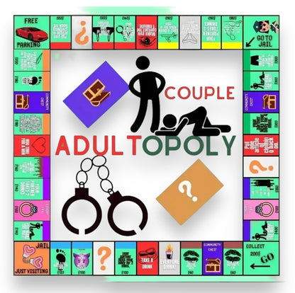 Couple Adultopoly Bordspel - Spannend en Speels Gezelschapsspel voor Koppels