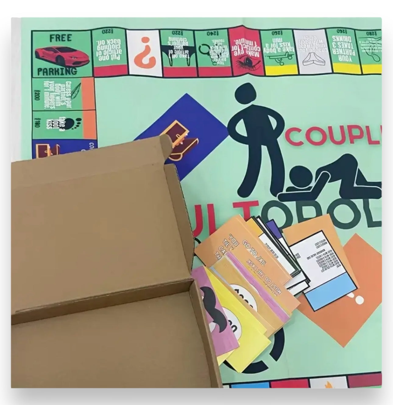 Couple Adultopoly Bordspel - Spannend en Speels Gezelschapsspel voor Koppels