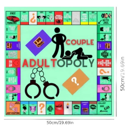Couple Adultopoly Bordspel - Spannend en Speels Gezelschapsspel voor Koppels