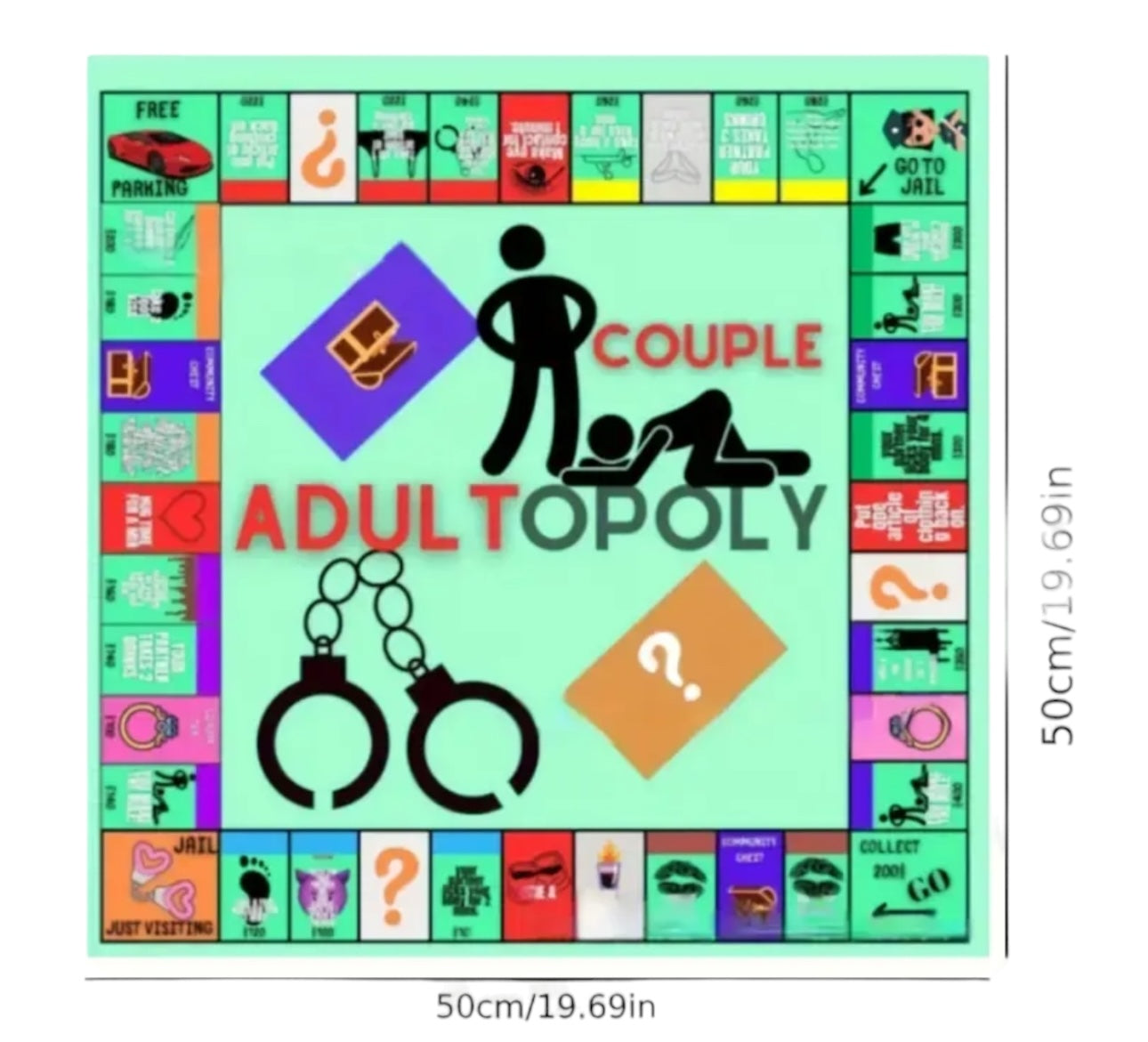 Couple Adultopoly Bordspel - Spannend en Speels Gezelschapsspel voor Koppels