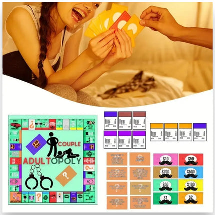 Couple Adultopoly Bordspel - Spannend en Speels Gezelschapsspel voor Koppels