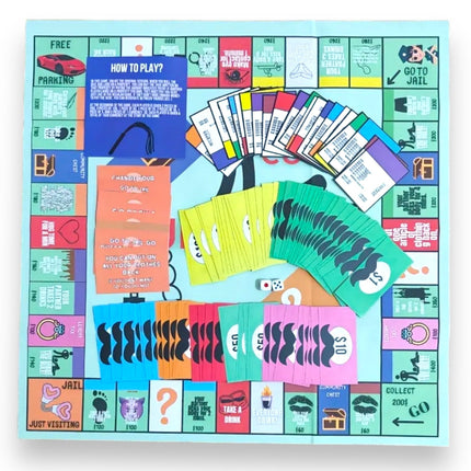 Couple Adultopoly Bordspel - Spannend en Speels Gezelschapsspel voor Koppels
