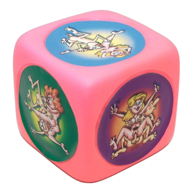 Grote Cartoon Seksdobbelstenen - Multicolor - 15 cm