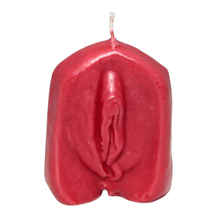 Grappige Kaars in Vorm van een Vagina - Rood - Humoristisch Cadeau