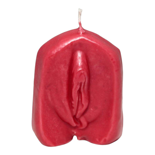 Grappige Kaars in Vorm van een Vagina - Rood - Humoristisch Cadeau