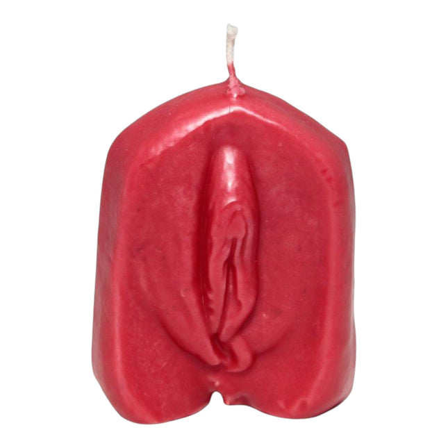 Grappige Kaars in Vorm van een Vagina - Rood - Humoristisch Cadeau