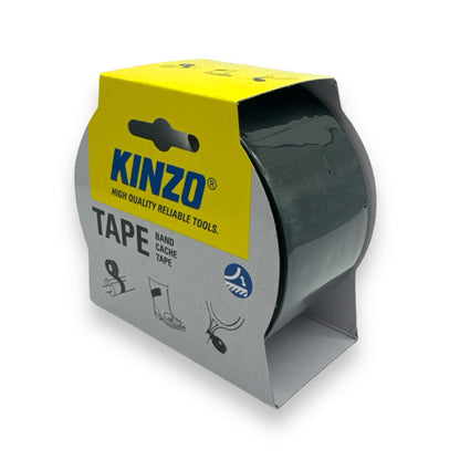 KINZO Tape High Quality Reliable Tools - Zwart - 10 Meter x 48mm | Sterke Tape voor Diverse Toepassingen