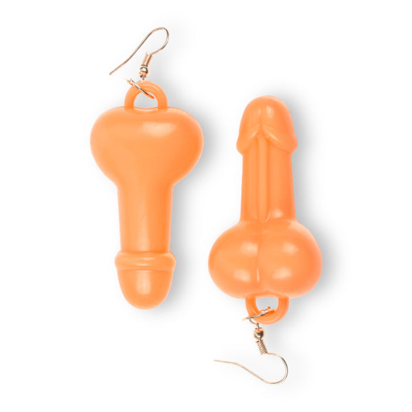 Oorbellen Penis Beige
