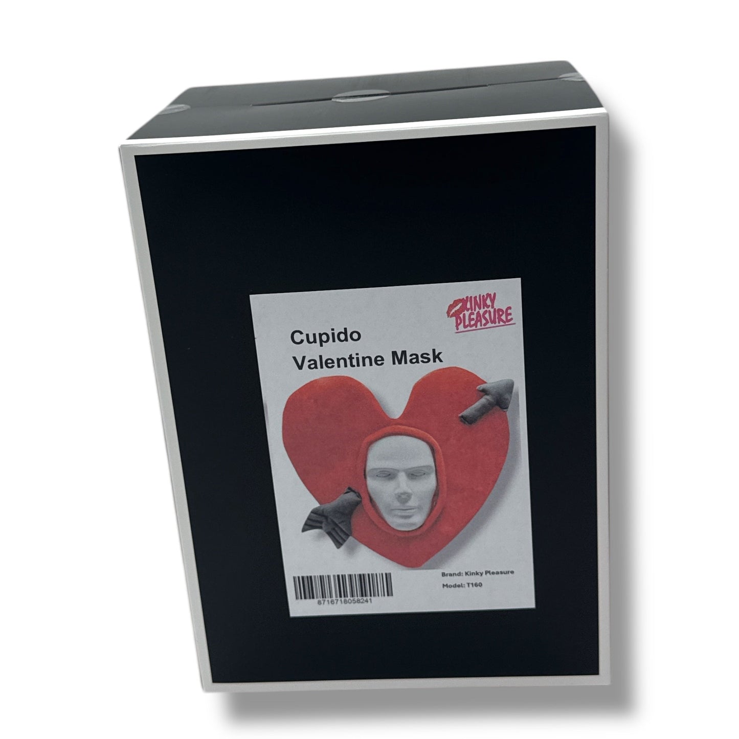 Cupido Valentine Masker – Hartvormig Hoofdstuk met Pijl | Valentijn Accessoire