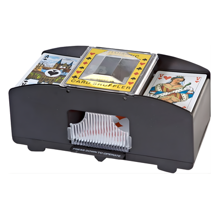 Automatische Kaartenschudder voor 1–2 Dekken – Batterijgevoed