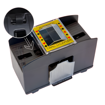 Automatische Kaartenschudder voor 1–2 Dekken – Batterijgevoed