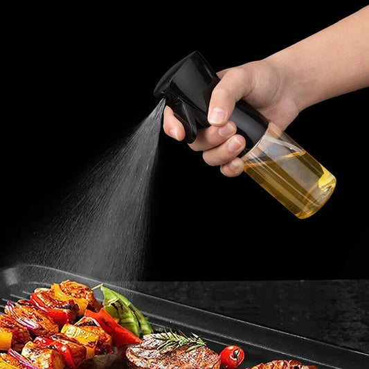 Kitchen Oil Bottle Spray - Olive Oil Dispenser - Press-type Design - Fitness and Barbecue - Easy and Precise