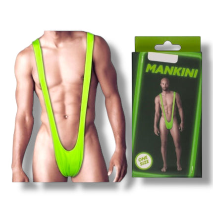Groene Mankini – One Size – Fopcadeau voor Mannen