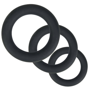 Silicone Cock Rings - 3 pieces