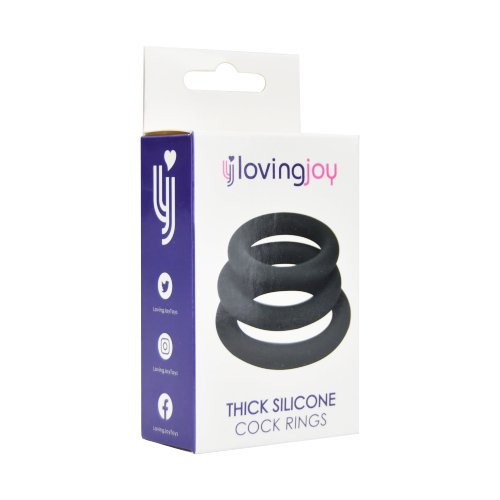 Siliconen Cockringen – 3 stuks