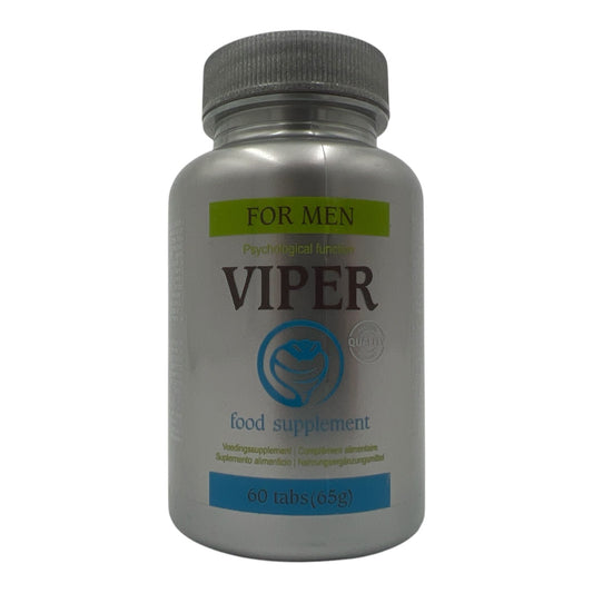 Viper For Men – Erectiepillen – Penisvergroting – 60 Capsules