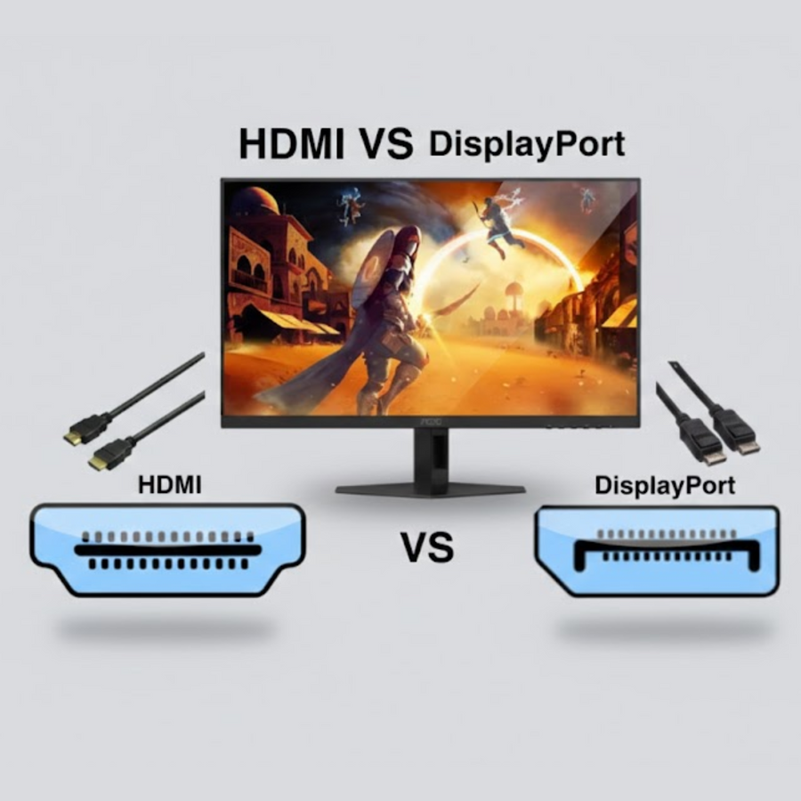 Welke aansluitingen zitten er allemaal op je monitor, laptop of PC?