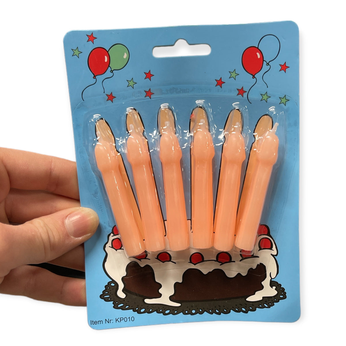 Peniskerzen - Set mit 6 Stück