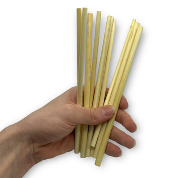 Bamboo Straws 20 cm 7.5 mm - 10 pieces