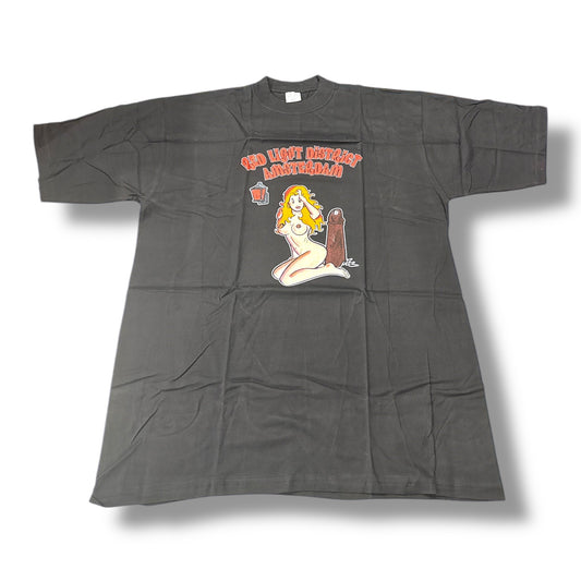 Red Light District T-shirt – Amsterdam Cartoon (M & L)