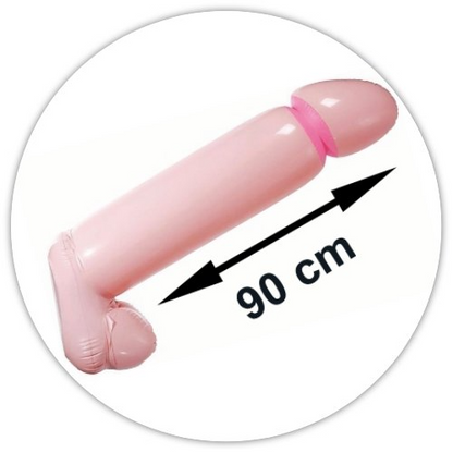 Kinky Pleasure Inflatable Penis - Experience Sensual Fun with 90cm Length!