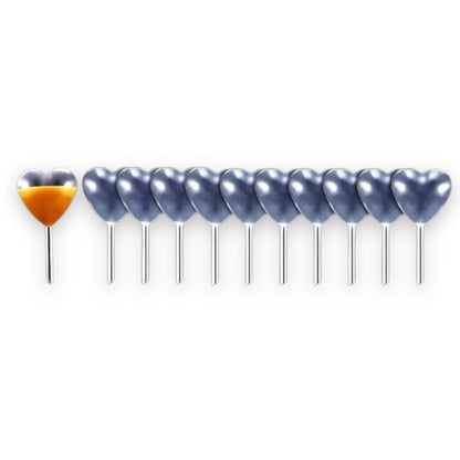 Hartvormige Pipetten - Set van 4 Stuks