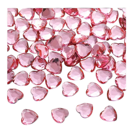 Mini Decoratie Hartjes – 20 Stuks Rood & Roze Acryl