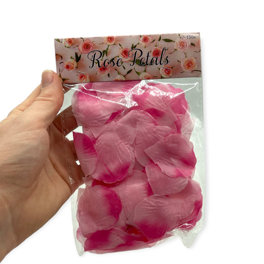 Rozenblaadjes Rood, Roze en Witte bloemblaadjes voor romantische gelegenheden 150 stuks per verpakking!