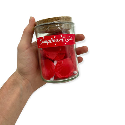Complimenten Pot met 7 Complimenten op papier geschreven - Een eenvoudige manier om positiviteit te verspreiden