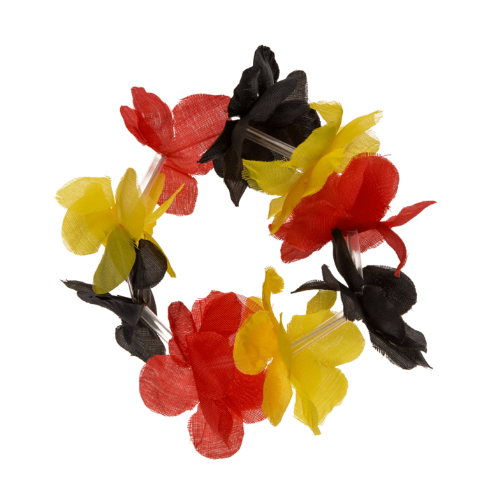 Opvallende Armband met Belgische/Duits Vlag design