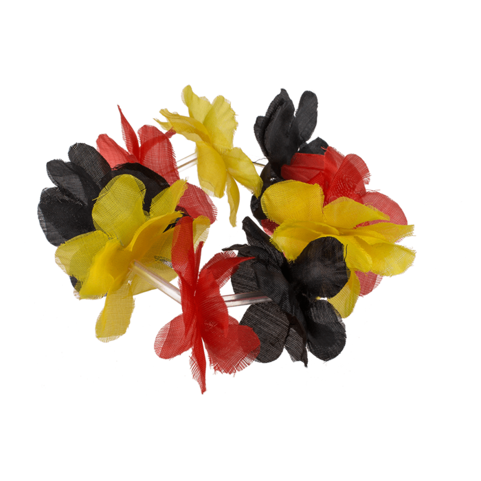 Opvallende Armband met Belgische/Duits Vlag design