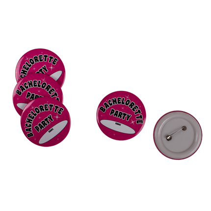 Kinky Pleasure Bachelorrette Buttons Set 7 pieces