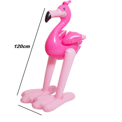Vrolijke Opblaasbare Dieren Aapje, Flamingo, Krab, Papagaai Tot Wel 1.2 Meter