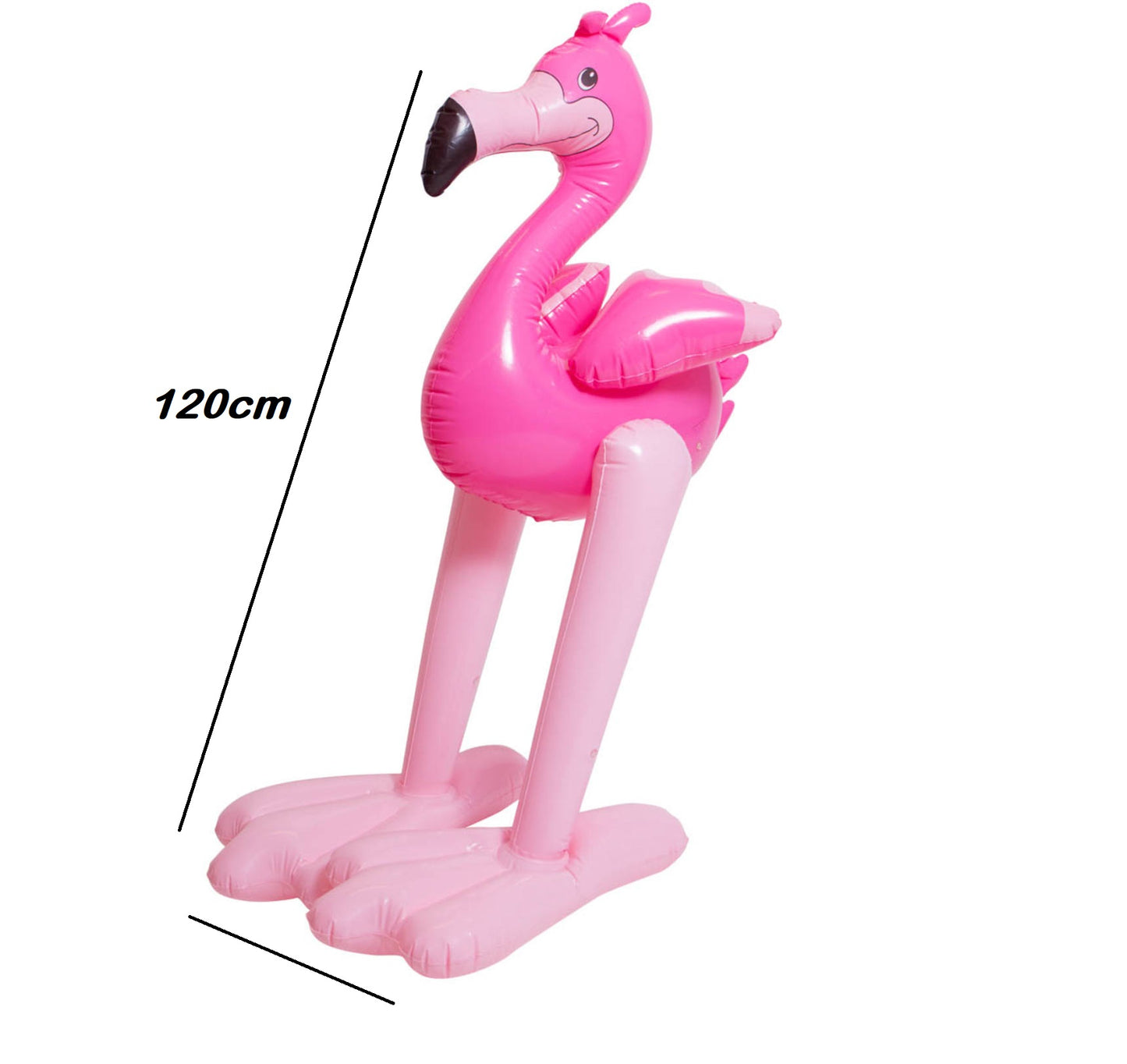 Vrolijke Opblaasbare Dieren Aapje, Flamingo, Krab, Papagaai Tot Wel 1.2 Meter