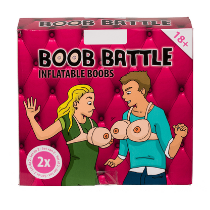 Inflatable Breasts - Boob Battle - Gift Packaging 1 Pair