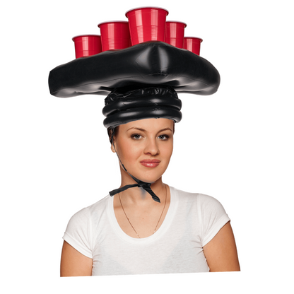 Beer Pong Hats - Play and Party in Style with Inflatable Hats and Cups