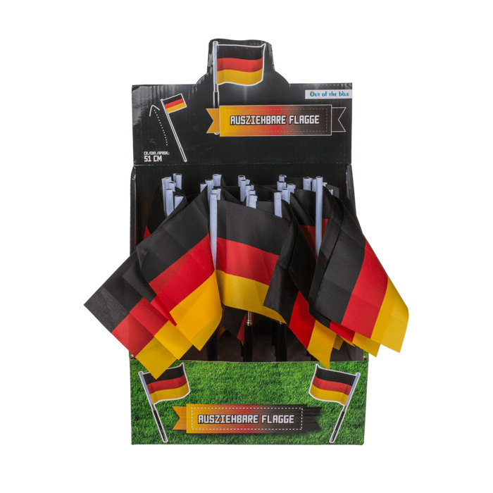 Belgian &amp; German Flag 60x90cm &amp; 51cm - Show your double pride with this high-quality flag!