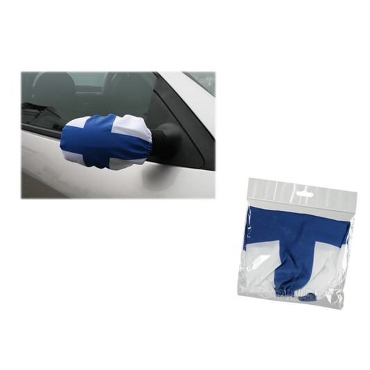Mirror Protectors with Switzerland Flag Motif - Stylish Protection for Car Mirrors