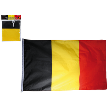 Belgische und deutsche Flagge 60x90 cm - Für Innen und Außen