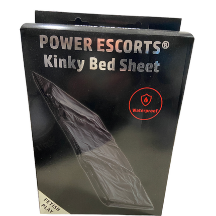 Kinky Bed Sheet – PVC – Zwart & Bruin – 160 x 227 cm – Waterproof