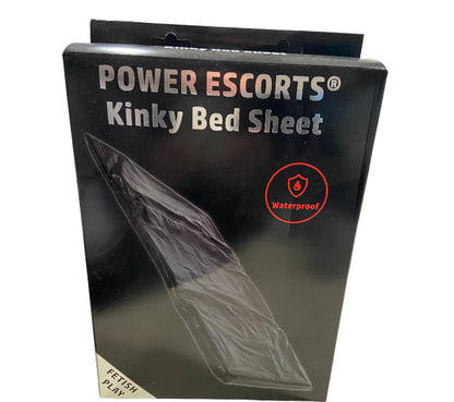 Kinky Bed Sheet – PVC – Zwart & Bruin – 160 x 227 cm – Waterproof