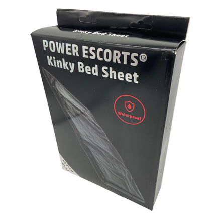 Kinky Bed Sheet – PVC – Zwart & Bruin – 160 x 227 cm – Waterproof