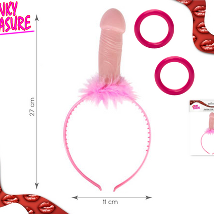 Tiara With Dick XL + 5 Rings - The Perfect Game for a Fun Bachelor Party!